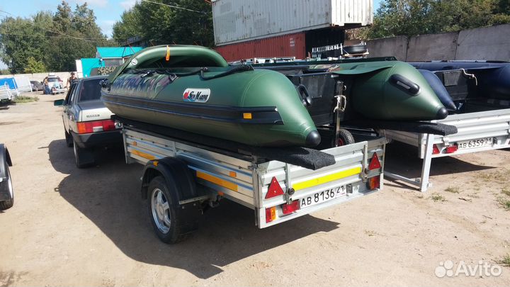 Прицеп дачный завода мзса 2,5*1,24м. Рассрочка