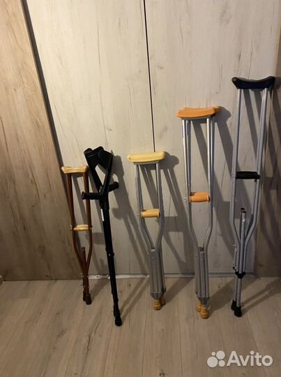 Аренда локтевых подмышечных костылей