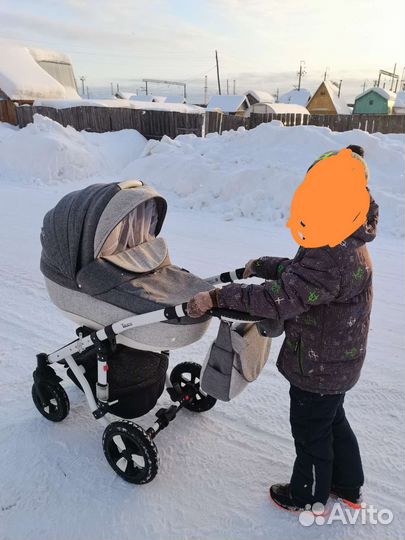 Коляска 3 в 1 bebe mobile toscana