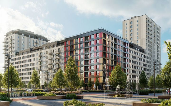 2-к. квартира, 77 м², 10/17 эт.