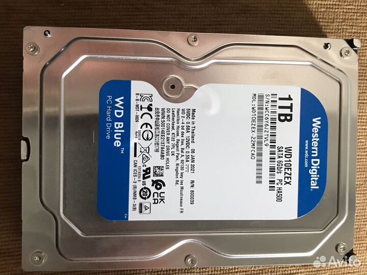 Жесткий диск 1 тб новый