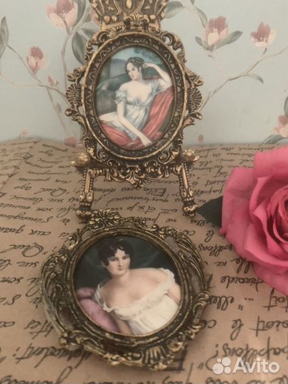 Картина. Шелкография в бронзе.Винтаж