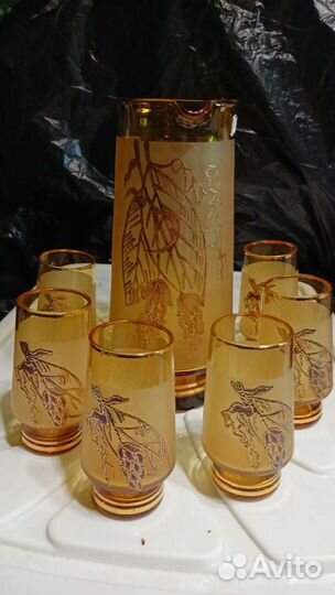 Набор для воды Богемия винтаж