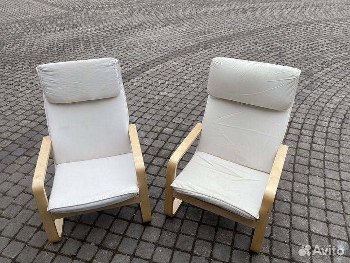 Поэнг IKEA кресло качалка. 2 штуки