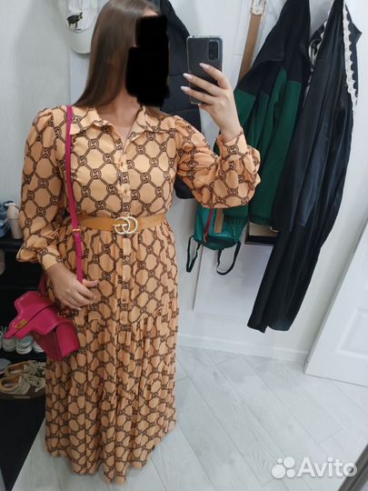 Брендовое платье в пол