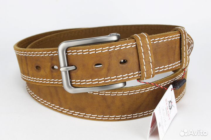 Мужской кожаный ремень 40 мм