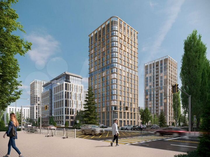 2-к. квартира, 45,7 м², 4/18 эт.