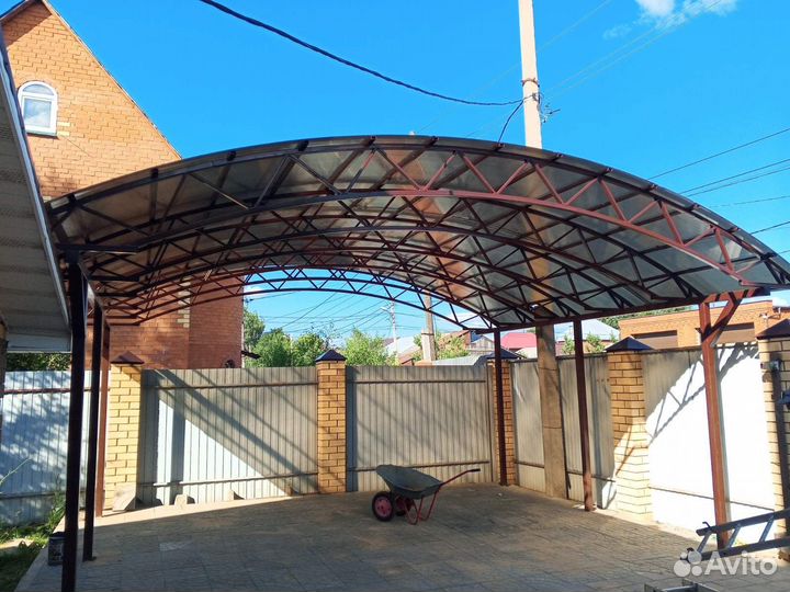 Автомобильный навес 6.5*6 метров