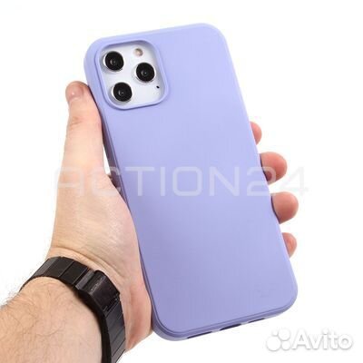 Чехол на iPhone 12 Pro Max Silicone Case (красный)