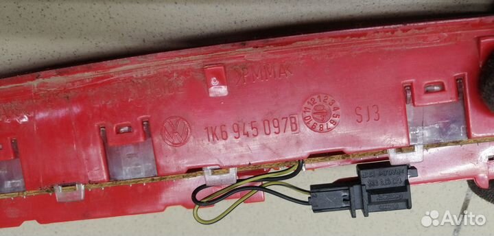 Фонарь задний (стоп сигнал) Tiguan 2007-2011