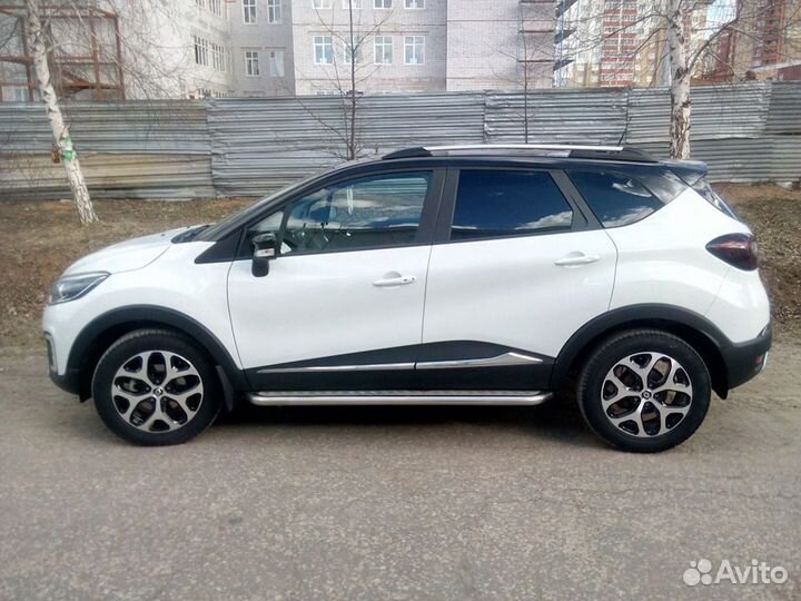 Рейлинги на Renault Kaptur (А.П.С.) серые