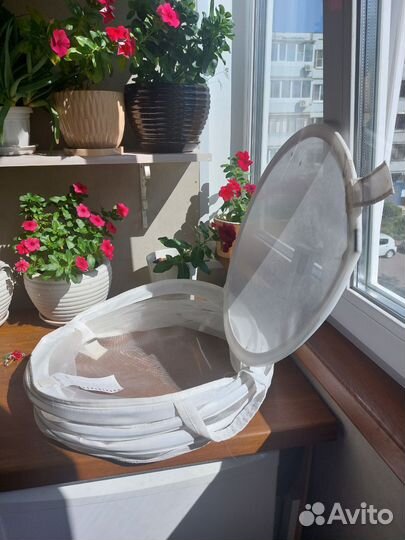 Большая складная корзина Икея, 44 см на 50 см