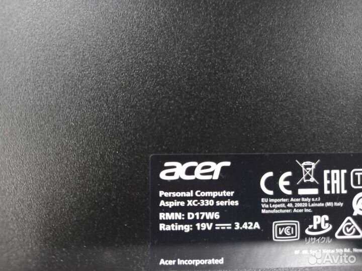 Неттоп Acer Aspire XC-330