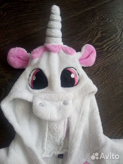 Пижама Кигуруми белый Единорог