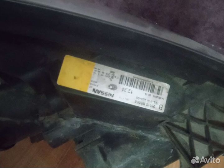 Фара левая Nissan qashqai j10 рестайлинг