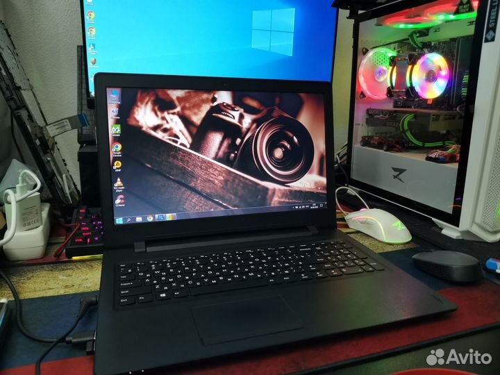 Ноутбук Lenovo 110 15ACL, 4 ядра, озу 4 Гб+SSD