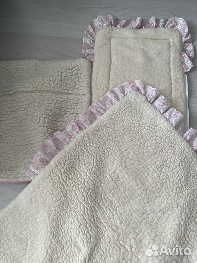 Конверт на выписку для девочки зима