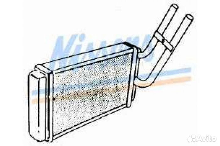 Радиатор отопителя (печки) Ford Transit 1986-2000