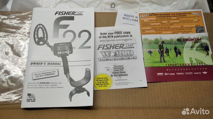 Металлоискатель Fisher f22 11DD