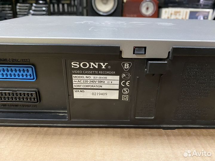 Видеомагнитофон sony SLV-SE430