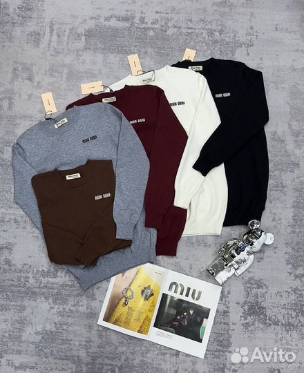Стильная кофта miu miu 5 цв