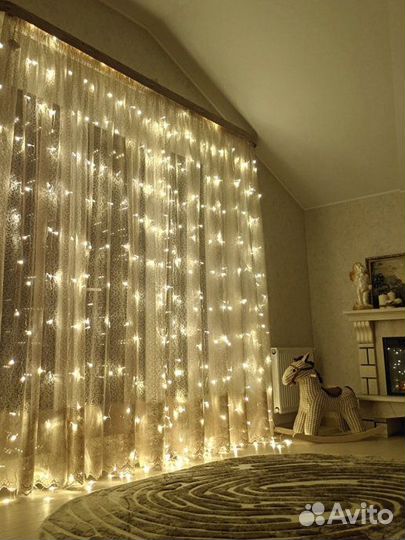 Гирлянда штора