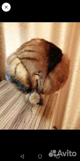 Шапка норковая новая