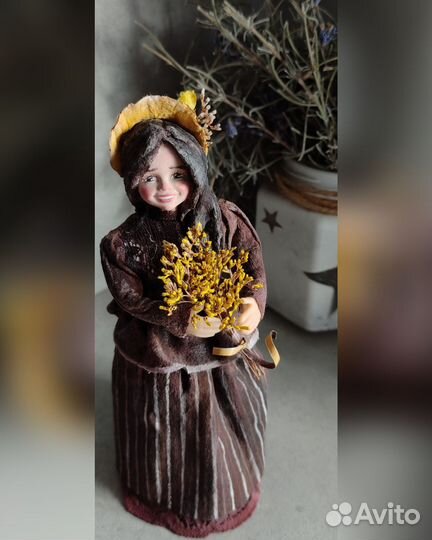 Интерьерная игрушка из ваты