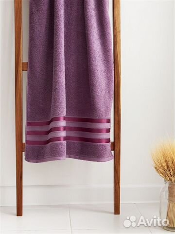 Полотенце банное фиолетовое новое (Zoe Home Decor)