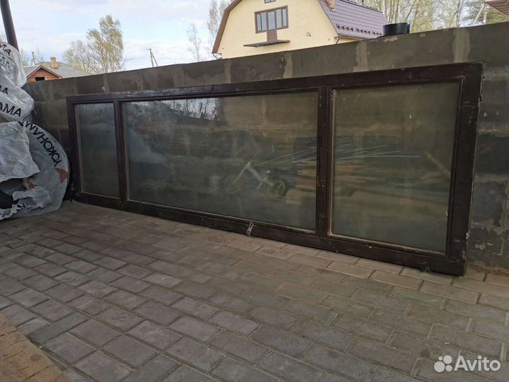 Окна массив дуба с двойным стеклопакетом