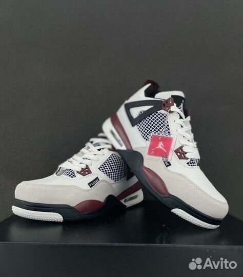 Кроссовки nike air jordan 4 retro psg