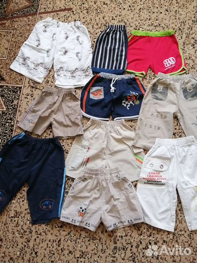 Шорты, бриджи мальчику 4-6л