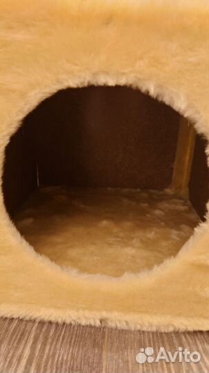 Когтеточка домик для кошки новый