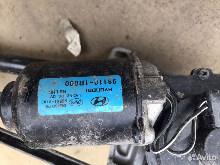 Трапеция дворников в сборе киа рио 3/хендай соляри