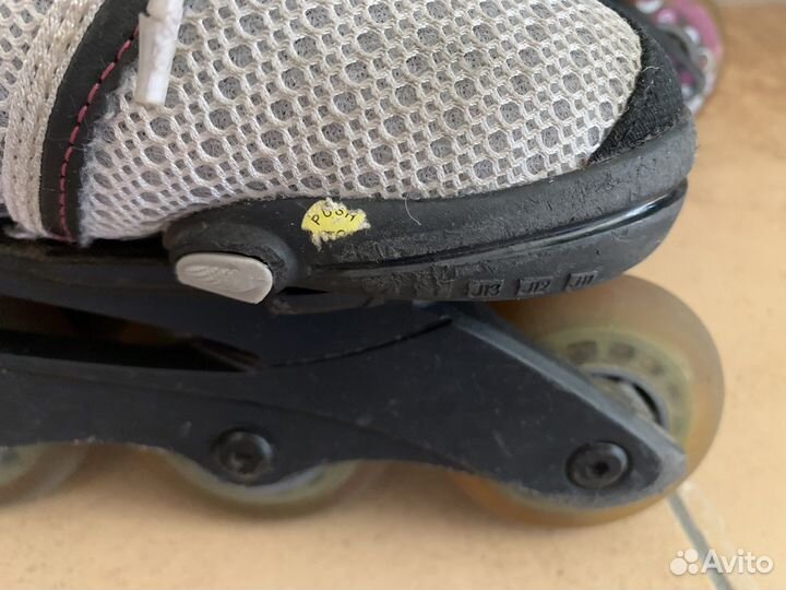 Ролики К2 раздвижные + шлем + защита