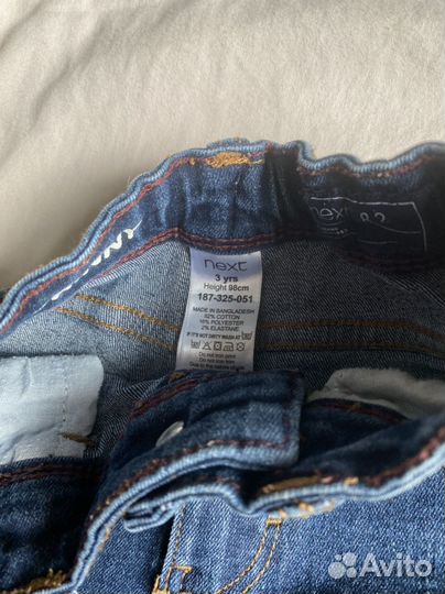 Шорты джинсовые next 92 98