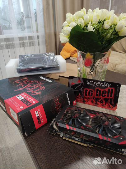 Видеокарта rx580 8gb