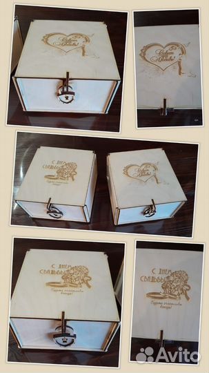 Коробки подарочные из фанеры ручной работы