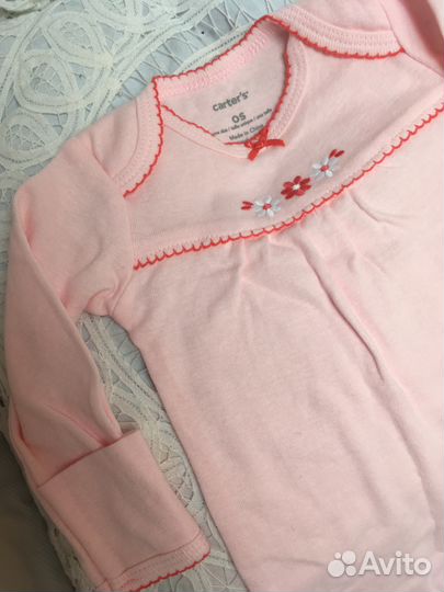 Carters спальник новый р. 0-4 мес