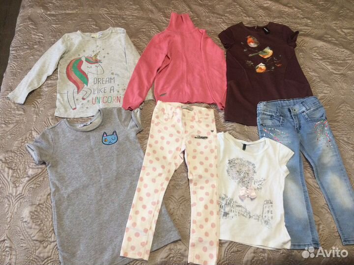 Пакетом Zara Acoola. Benetton вещи 104р на девочку