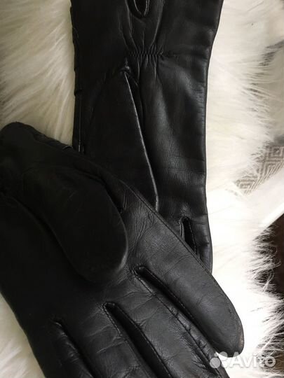 Перчатки женские кожаные 8 размер