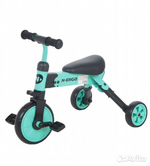 Детский трехколесный велосипед складной новый