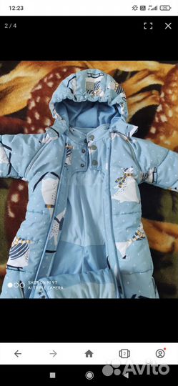 Комбинезон зимний 74-80 crokid