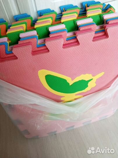 Детский коврик для ползания 18 шт
