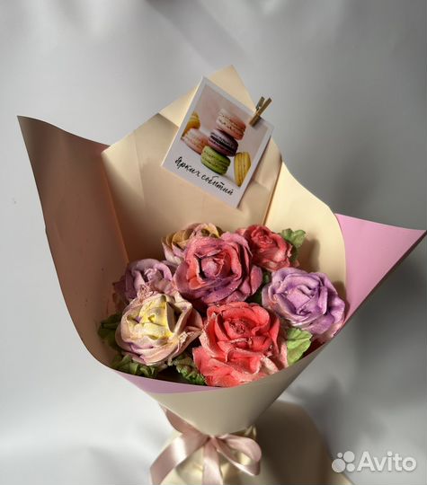 Букеты из зефирных цветов на 1 сентября