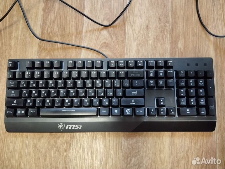 Клавиатура полумеханическая MSI Vigor GK30