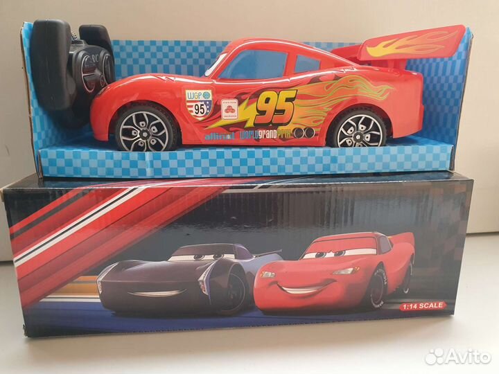 Молния маквин на радиоуправлении большая