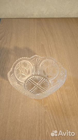 Салатница хрусталь СССР