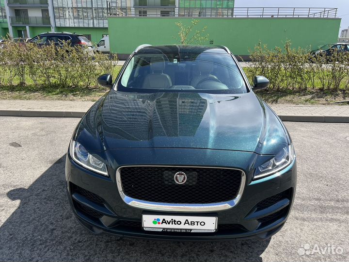 Jaguar F-Pace 2.0 AT, 2017, 109 000 км