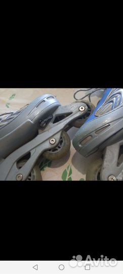 Роликовые коньки детские раздвижные 37-40 размер